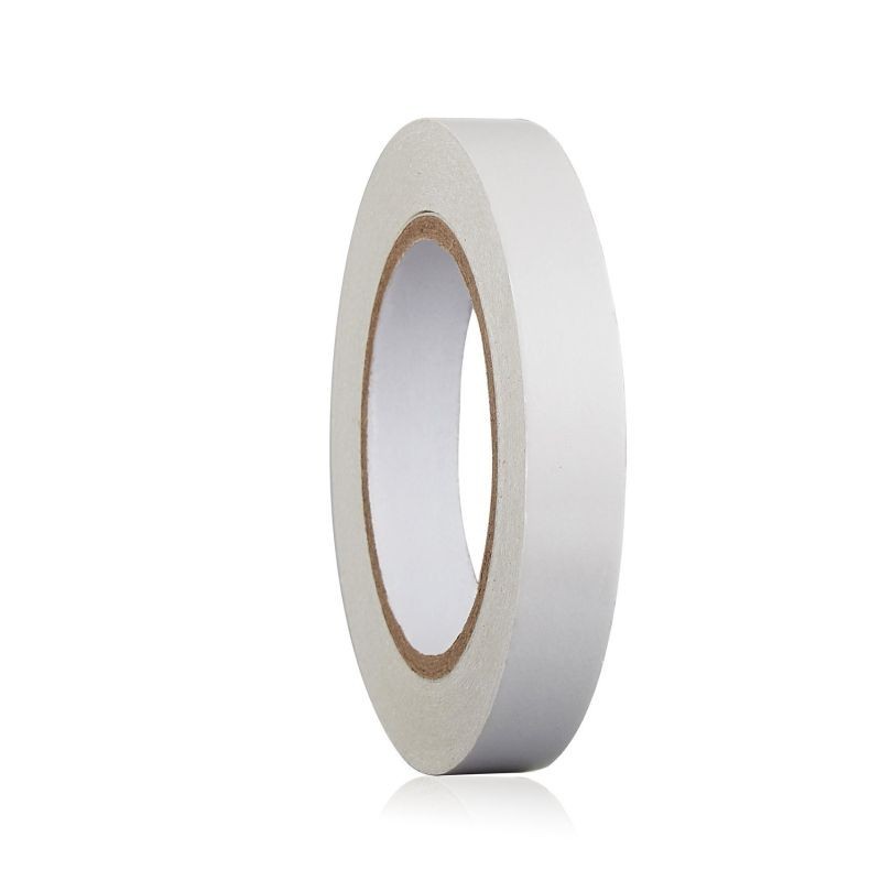 Banda dublu adeziva, latime 12 mm, lungime 10 m, alba - imagine 3